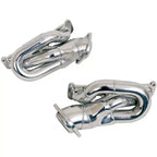 BBK Ford Mustang V6 3.7L 1-5/8 Shorty Exhaust Headers Polished Silver Ceramic 11-17