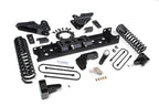 Zone Offroad 2019 Ram 3500 4in Radius Arm Bracket Gas - 2in Rear Block w/ Overload - Nitro Shocks