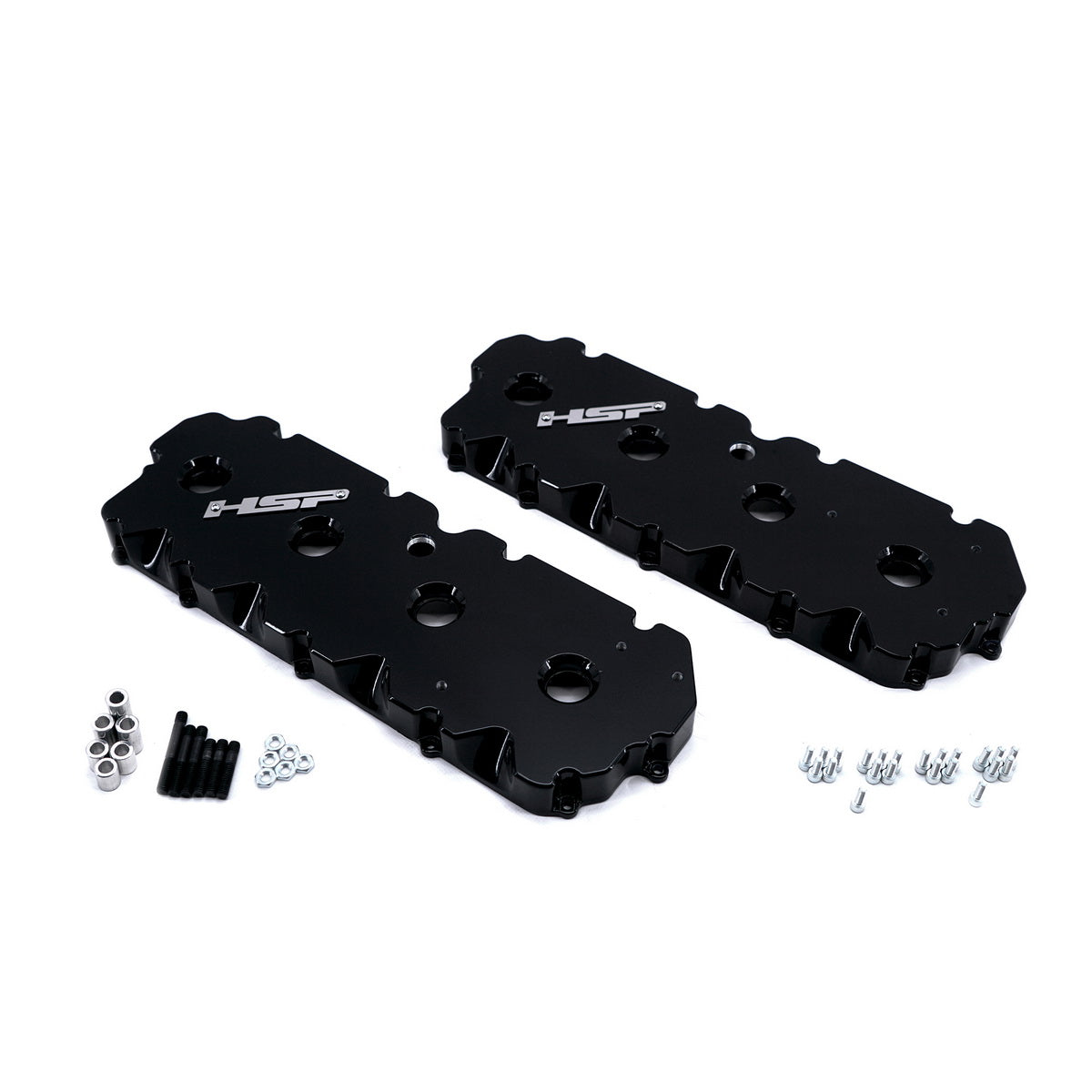 2001-2004 Chevrolet / GMC Billet Valve Covers Ink Black