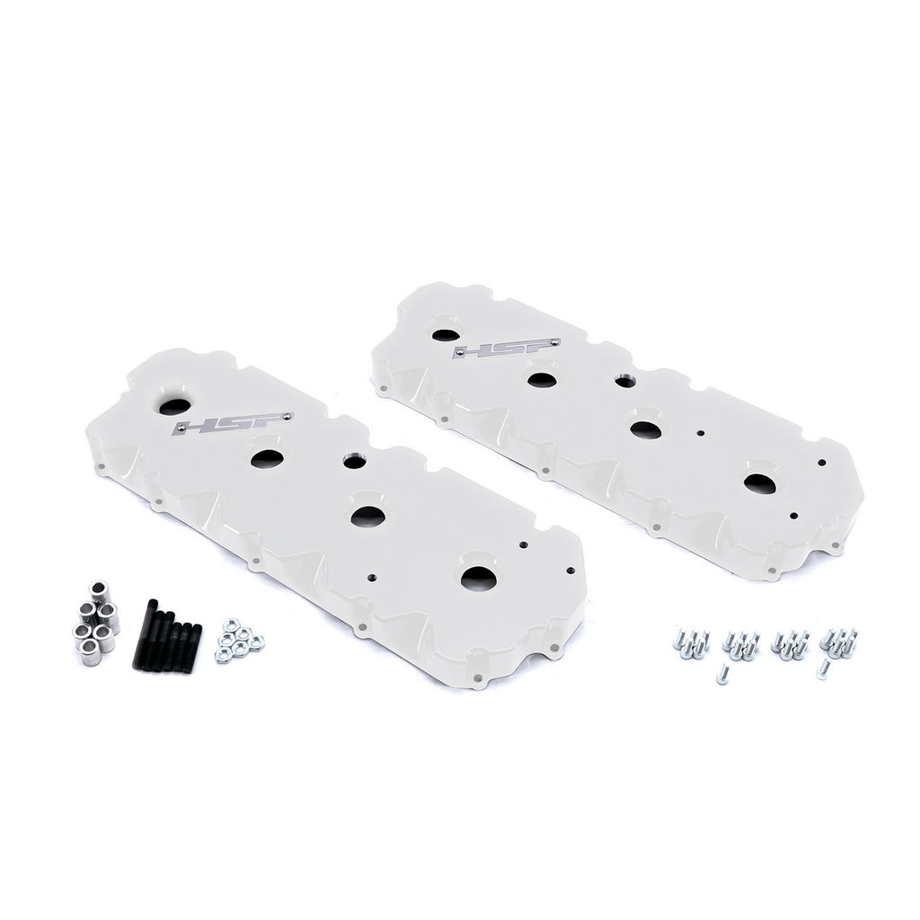 2001-2004 Chevrolet / GMC Billet Valve Covers Polar White