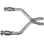 BBK Ford Mustang V6 High Flow Catted Short X-Pipe 11-14