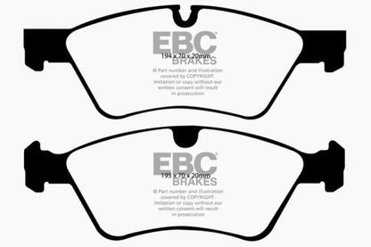 EBC 06 Mercedes-Benz E500 5.0 4-Matic Ultimax2 Front Brake Pads