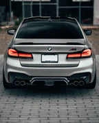 BMW 5 Series F90 M5 CS Style Carbon Fiber Rear Diffuser (2020+)