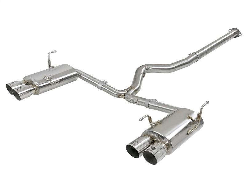 aFe Takeda 3in SS Exhaust Cat-Back 15-16 Subaru WRX/STI 2.0L/2.5L Polished Tips