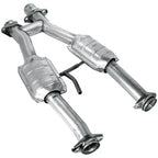 BBK Ford Mustang 5.0L 2-1/2 Inch Short Catted H-Pipe 79-93