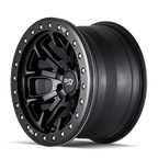 Dirty Life 9303 DT-1 17x9 / 5x139.7 BP / -38mm Offset / 108mm Hub Matte Black Wheel - Beadlock