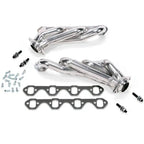 BBK Ford Mustang 351 Swap 1-5/8 Shorty Exhaust Headers Polished Silver Ceramic 79-93