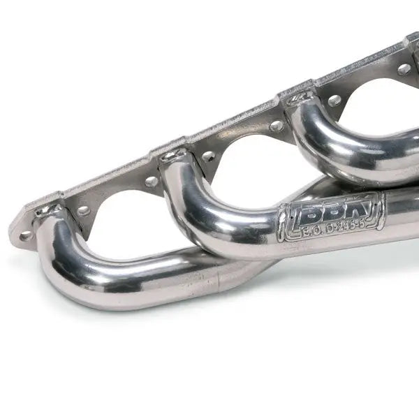 BBK Ford Mustang 351 Swap 1-5/8 Shorty Exhaust Headers Polished Silver Ceramic 79-93