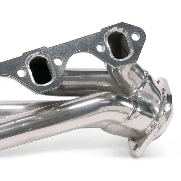 BBK Ford Mustang 351 Swap 1-5/8 Shorty Exhaust Headers Polished Silver Ceramic 79-93