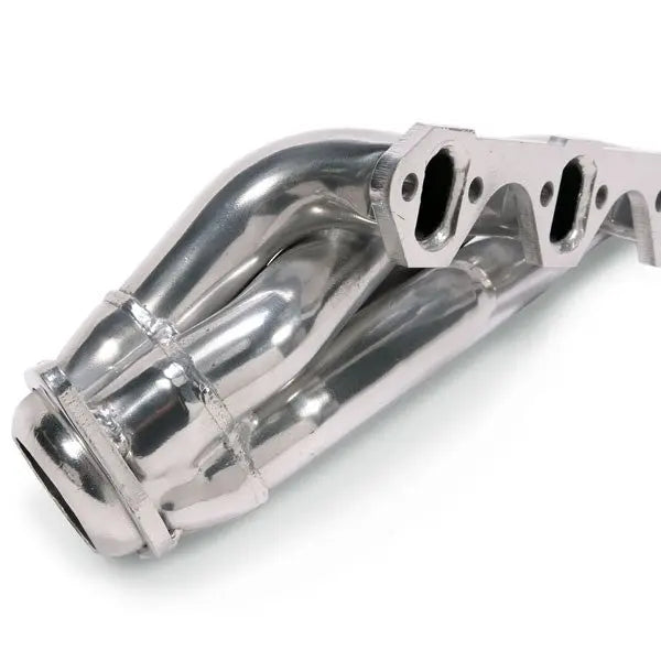 BBK Ford Mustang 351 Swap 1-5/8 Shorty Exhaust Headers Polished Silver Ceramic 79-93