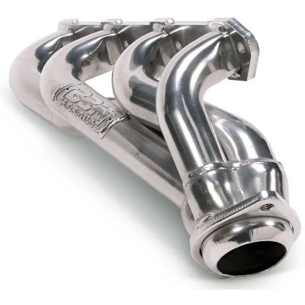 BBK Ford Mustang 351 Swap 1-5/8 Shorty Exhaust Headers Polished Silver Ceramic 79-93