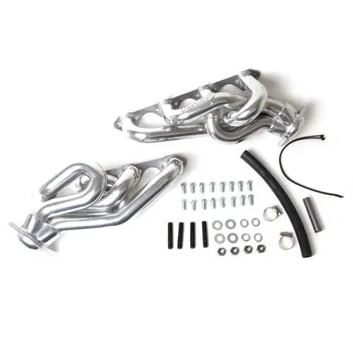 BBK Ford Mustang 5.0 1-5/8 Shorty Equal Length Exhaust Headers Polished Silver Ceramic 86-93