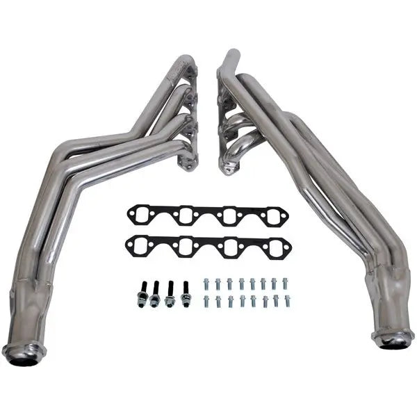 BBK Ford Mustang 5.0L 1-5/8 Long Tube Exhaust Headers Polished Silver Ceramic 79-93