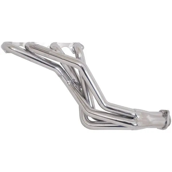 BBK Ford Mustang 5.0 1-5/8 Long Tube Exhaust Headers Automatic Trans Polished Silver Ceramic 79-93