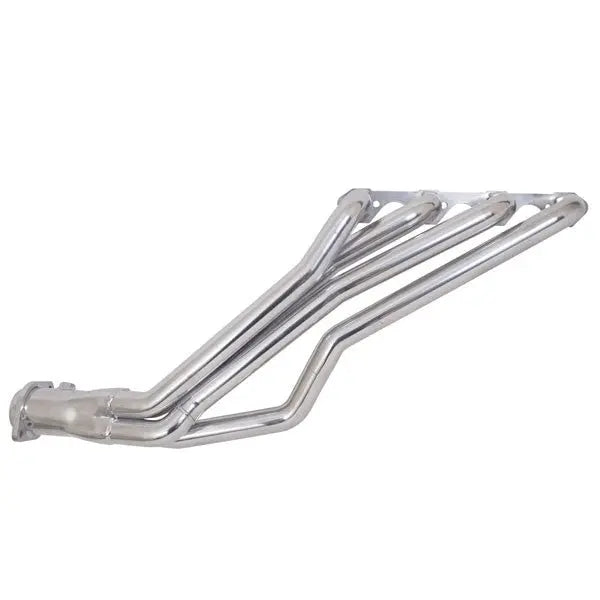 BBK Ford Mustang 5.0 1-5/8 Long Tube Exhaust Headers Automatic Trans Polished Silver Ceramic 79-93