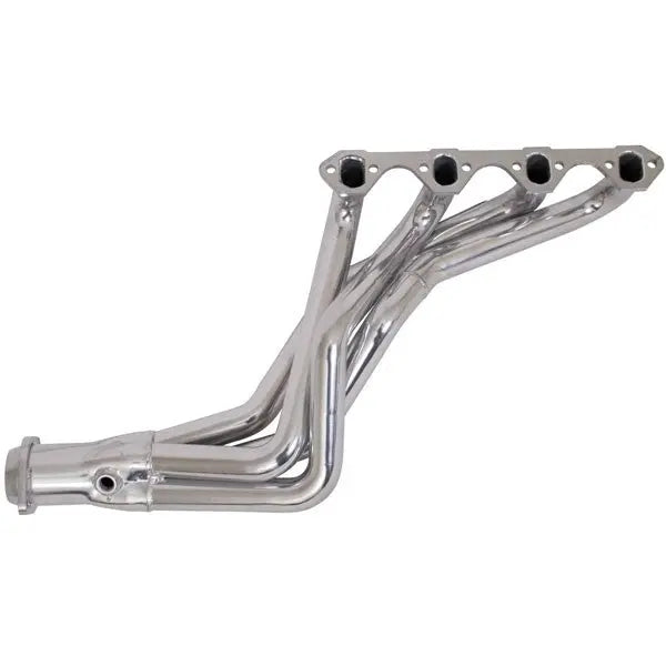 BBK Ford Mustang 5.0 1-5/8 Long Tube Exhaust Headers Automatic Trans Polished Silver Ceramic 79-93