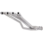 BBK Ford Mustang 5.0 1-5/8 Long Tube Exhaust Headers Automatic Trans Polished Silver Ceramic 79-93