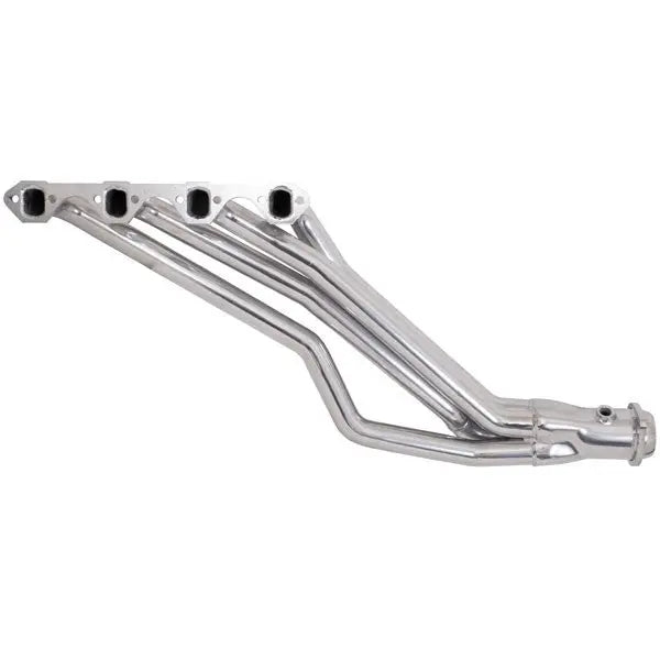 BBK Ford Mustang 5.0 1-5/8 Long Tube Exhaust Headers Automatic Trans Polished Silver Ceramic 79-93