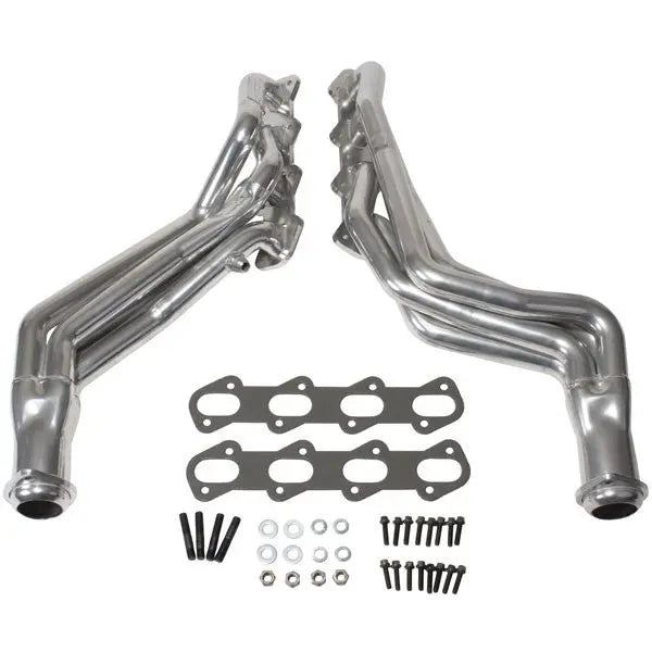 BBK Ford Mustang Cobra Mach 1 1-5/8 Long Tube Exhaust Headers Polished Silver Ceramic 99-04
