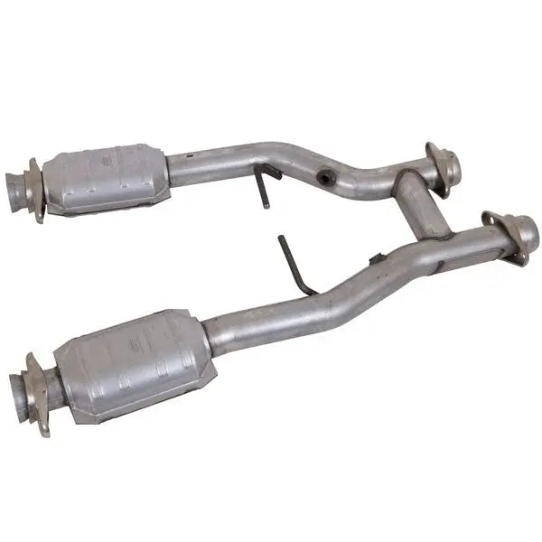 BBK Ford Mustang GT Cobra 2-1/2 Short Catted Mid H-Pipe 96-04