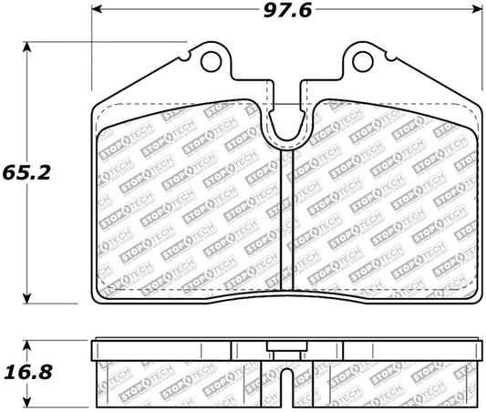 StopTech Street Select Brake Pads - Front/Rear