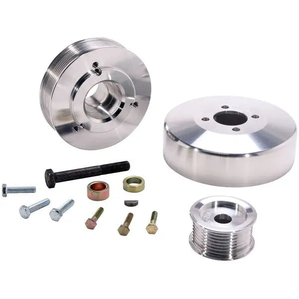 BBK Ford F Series Truck 4.6 5.4 Billet Aluminum Underdrive Pulley Kit 97-04