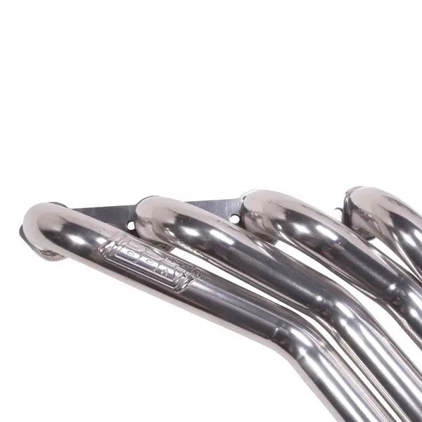 BBK Ford Mustang 351 Swap 1-3/4 Long Tube Exhaust Headers Polished Silver Ceramic 86-93