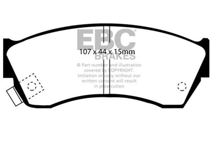 EBC 97-01 Chevrolet Metro 1.3 Ultimax2 Front Brake Pads