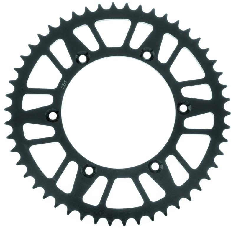 BikeMaster Yamaha Rear Steel Sprocket 520 49T - Black