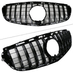 2014-2016 Benz W212 E Class AMG GT Style Gloss Black Front Grille