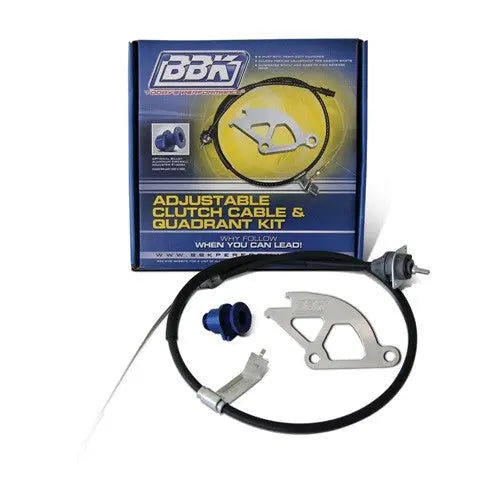 BBK Ford Mustang Adjustable Clutch Cable And Quadrant Kit With Firewall Adjuster 96-04