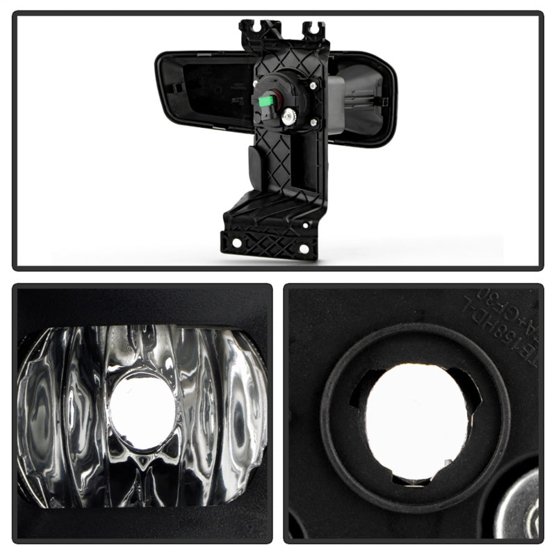 Spyder 23-25 Ford F250/F350/F450/F550 SD OEM Halogen Fog Lights w/Switch - Clear (FL-FS2023-C)