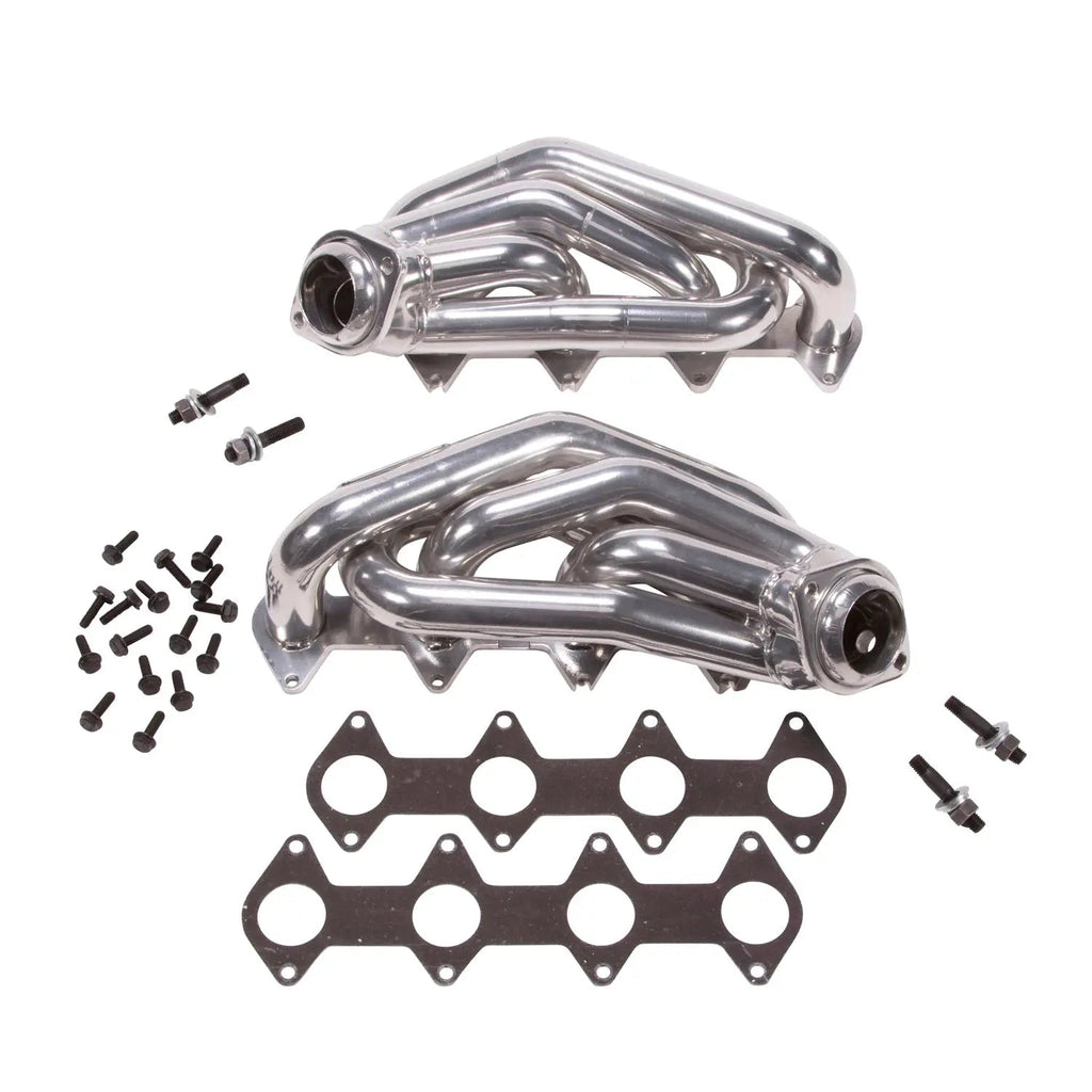 BBK Ford Mustang GT 1-5/8 Shorty Exhaust Headers Polished Silver Ceramic 05-10