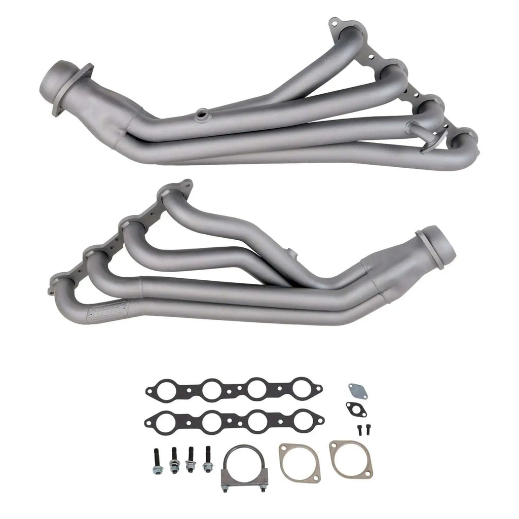 BBK Chevrolet GM 4.8 5.3 6.0 Truck 1-3/4 Long Tube Exhaust Headers Titanium Ceramic 99-02