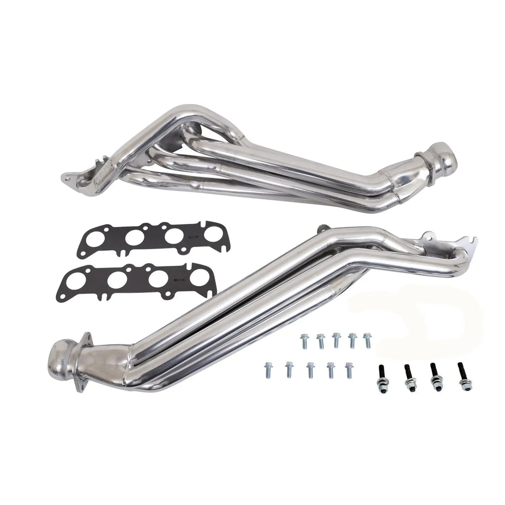 BBK Ford Mustang GT 1-3/4 Long Tube Exhaust Headers Polished Silver Ceramic 11-23