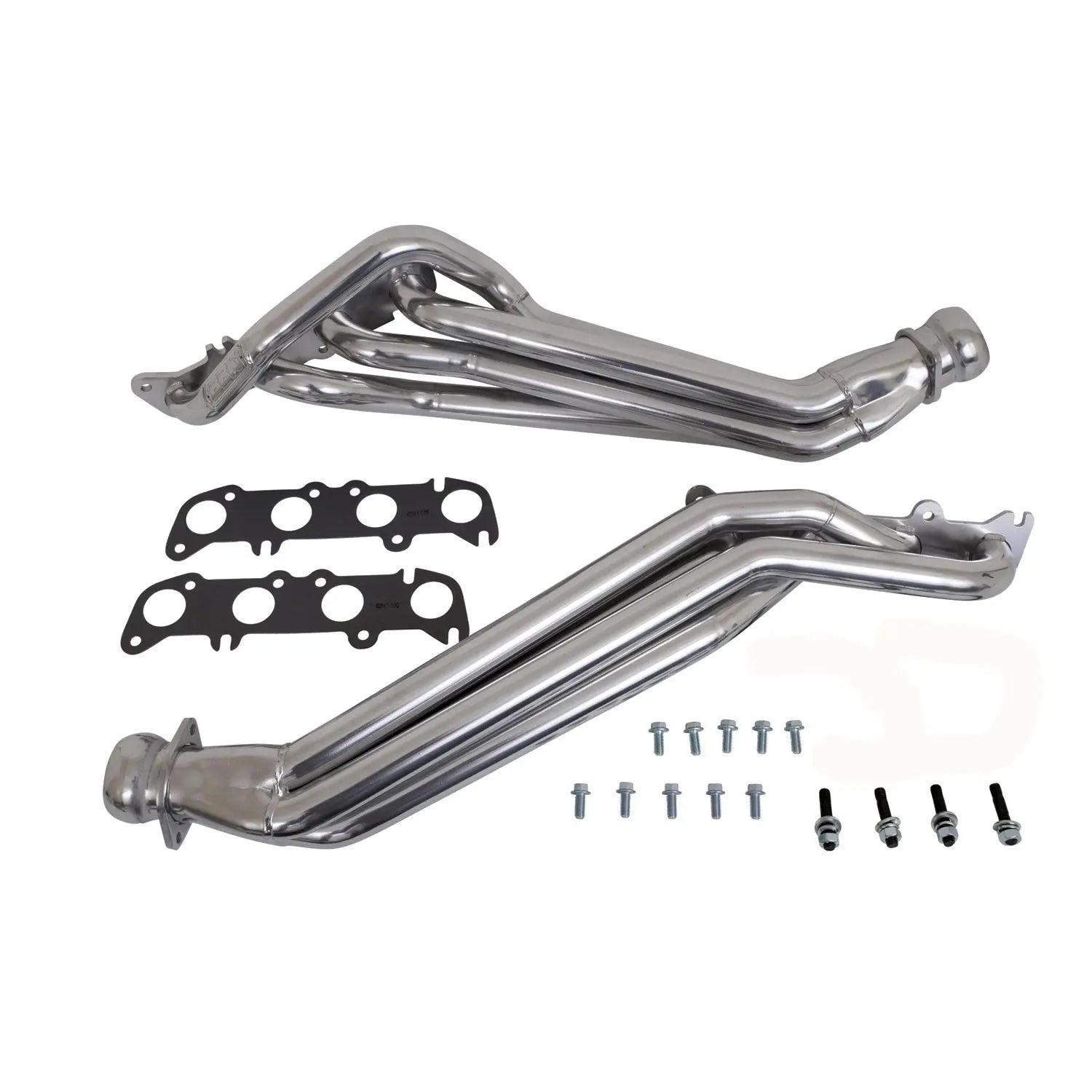 BBK Ford F150 Truck 5.0 Coyote 1-3/4 Long Tube Exhaust Headers Polished Silver Ceramic 11-14