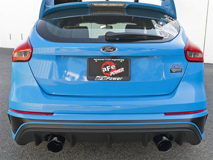 aFe Takeda 3in 304 SS Axle-Back Exhaust System w/ Black Tip 16-18 Ford Focus RS 2.3L (t)