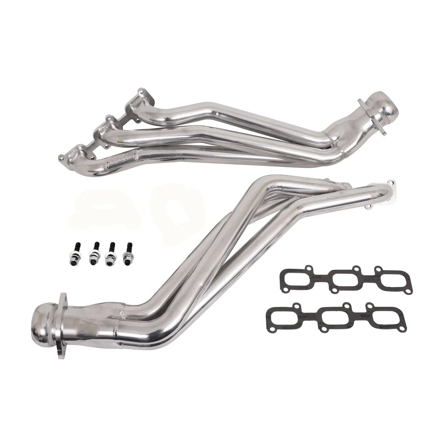 BBK Ford Mustang V6 3.7 1-3/4 Long Tube Exhaust Headers Polished Silver Ceramic 11-17