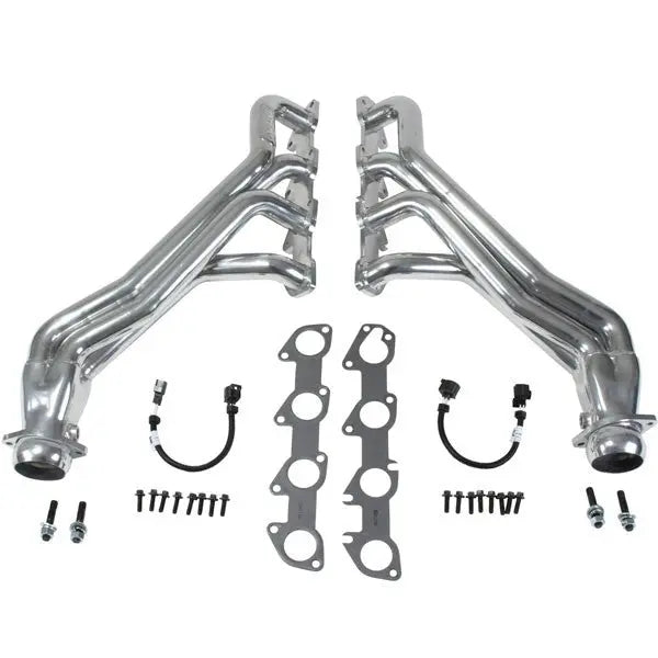 BBK Dodge Challenger Charger 5.7 Hemi 1-3/4 Long Tube Exhaust Headers Polished Silver Ceramic 05-08