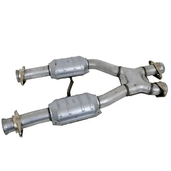 BBK Ford Mustang 5.0 2-1/2 Short High Flow Catted X-Pipe 79-93