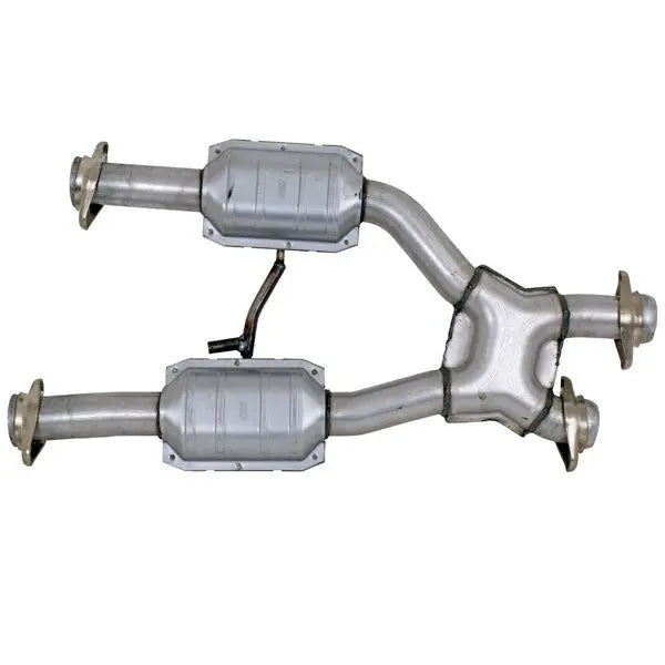 BBK Ford Mustang 5.0 2-1/2 Short High Flow Catted X-Pipe 79-93