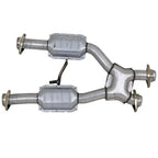 BBK Ford Mustang 5.0 2-1/2 Short High Flow Catted X-Pipe 79-93