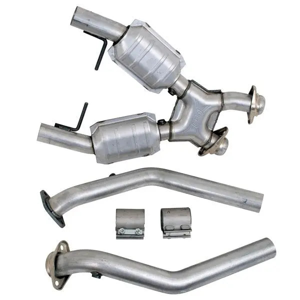 BBK Ford Mustang GT 2-1/2 High Flow Catted X-Pipe 96-98