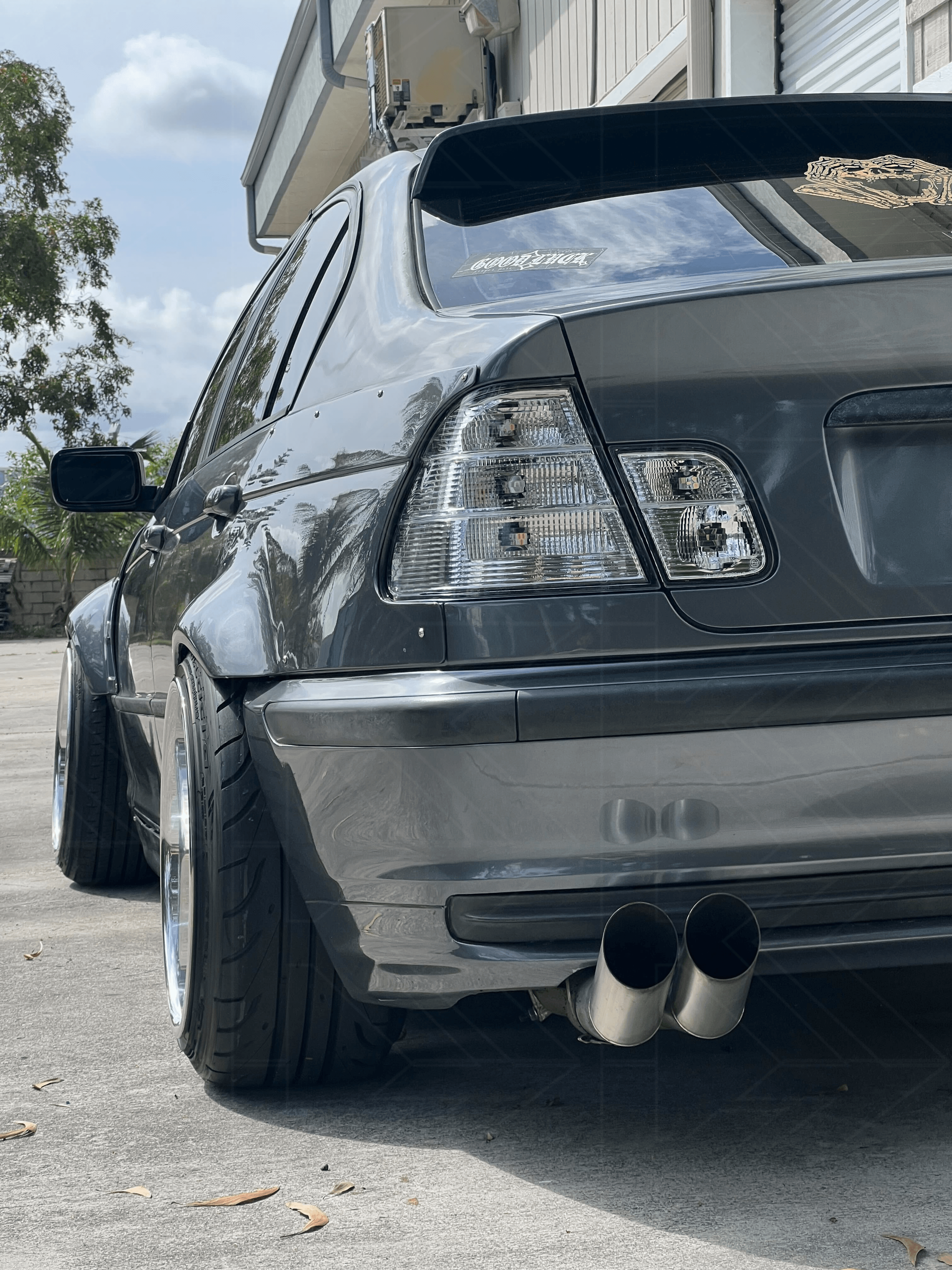 BMW 3-Series E46 Sedan Clear Tail Lights (1998-2006)