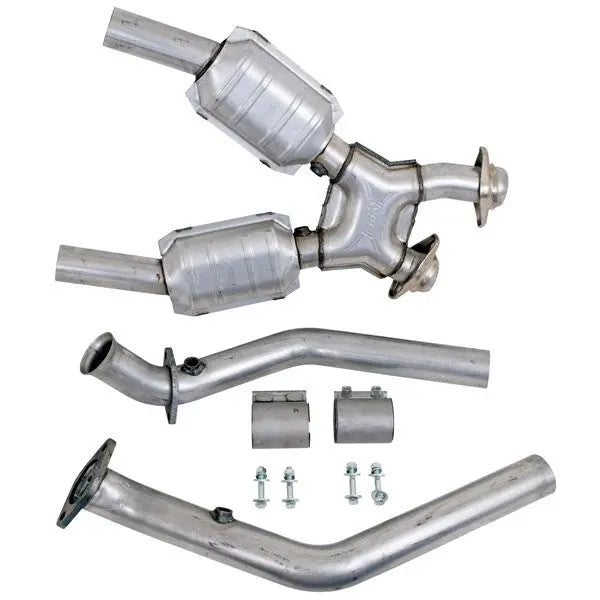 BBK Ford Mustang GT 2-1/2 High Flow Catted X-Pipe 99-04