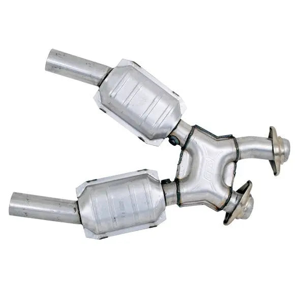 BBK Ford Mustang GT 2-1/2 High Flow Catted X-Pipe 99-04