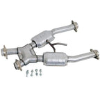 BBK Ford Mustang GT 2-1/2 High Flow Catted Short X-Pipe 94-95