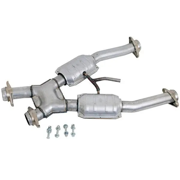 BBK Ford Mustang GT 2-1/2 High Flow Catted Short X-Pipe 94-95