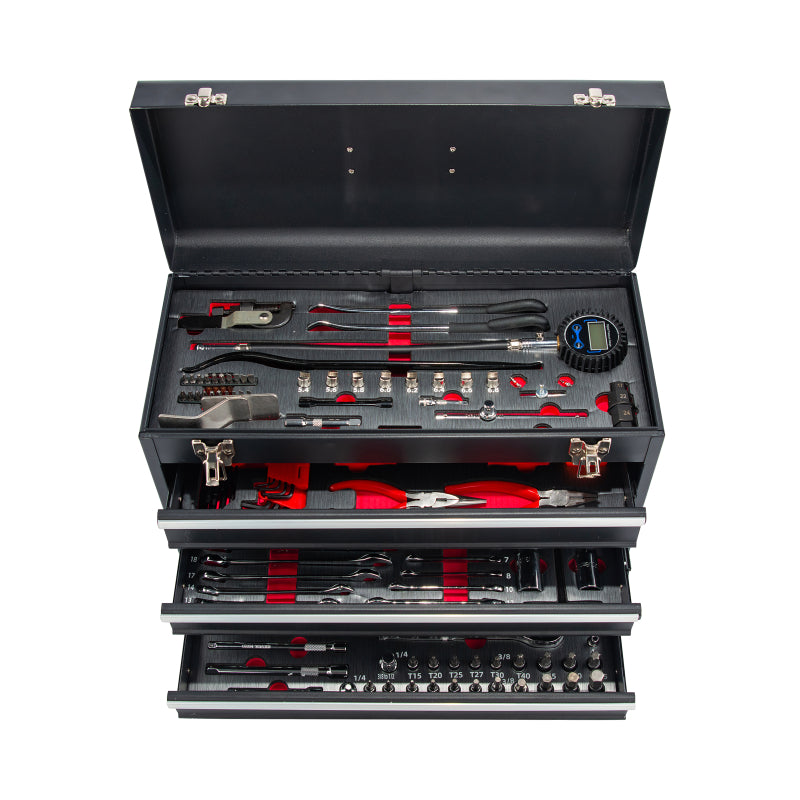 BikeMaster 3 Drawer Tool Kit - 129 Piece Set