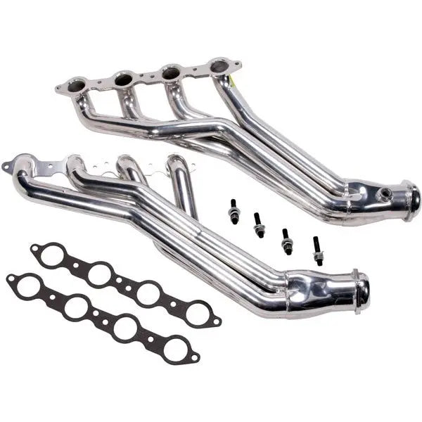 BBK Chevrolet Camaro Firebird 5.7 LS1 1-3/4 Long Tube Exhaust Headers Polished Silver Ceramic 98-02